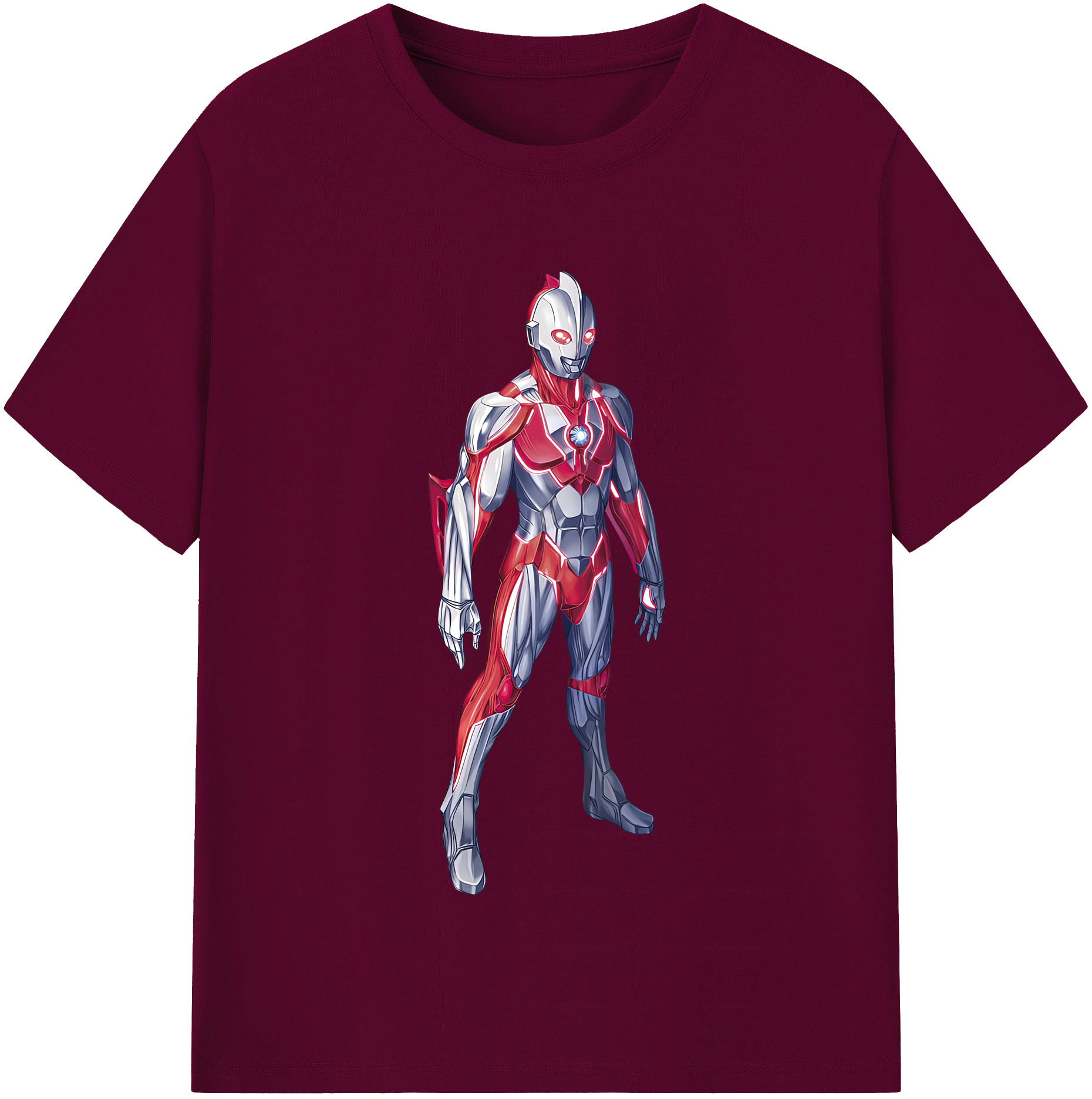 （画像用） ウルトラマン Ultraman レディースカジュアルプリントTシャツ（綿100％）